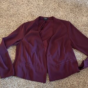 Torrid Deep Burgundy Women's Blazer